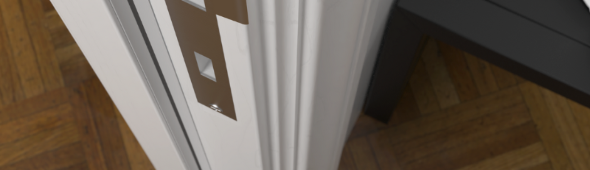 Lorient batwing seal on door