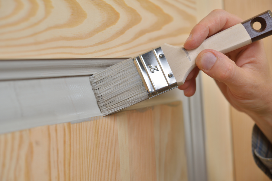 painting a door
