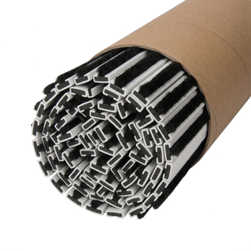 White Pyroplex Pile intumescent strip 10mm