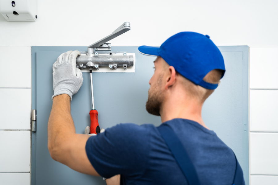 door closer getting removed