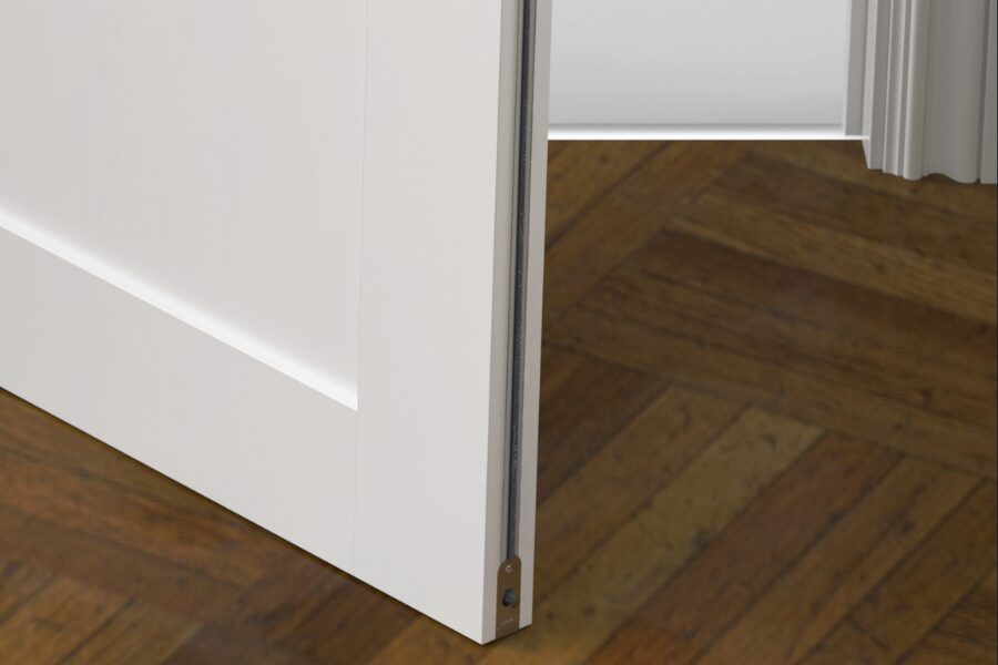 Lorient intumescent strip insitu