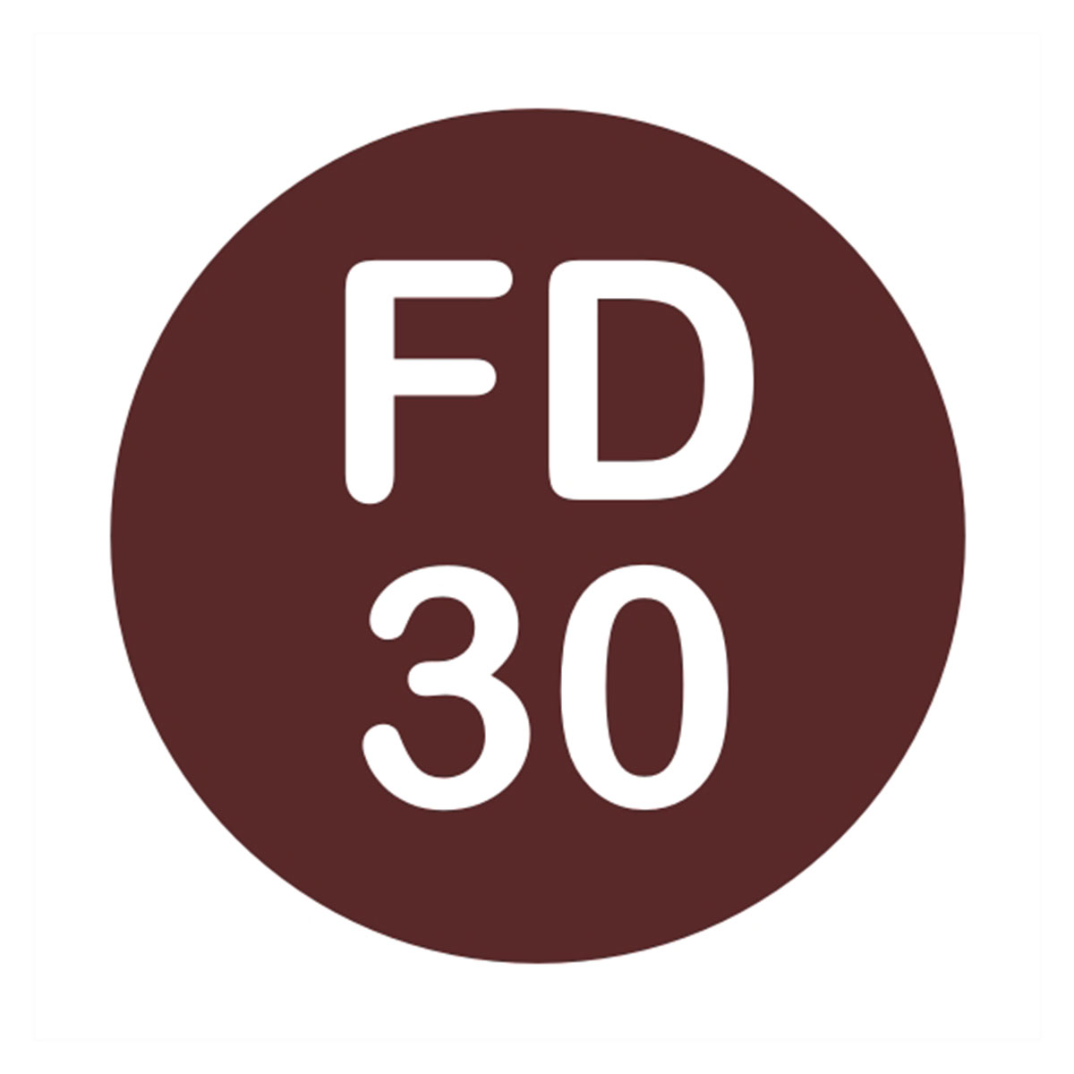 fd30 fire door rating sign