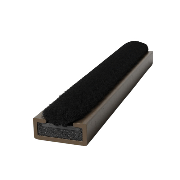 Brown Pyroplex Pile intumescent strip 10mm