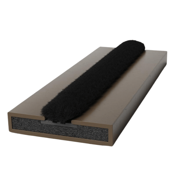 Brown Pyroplex Pile intumescent strip 20mm