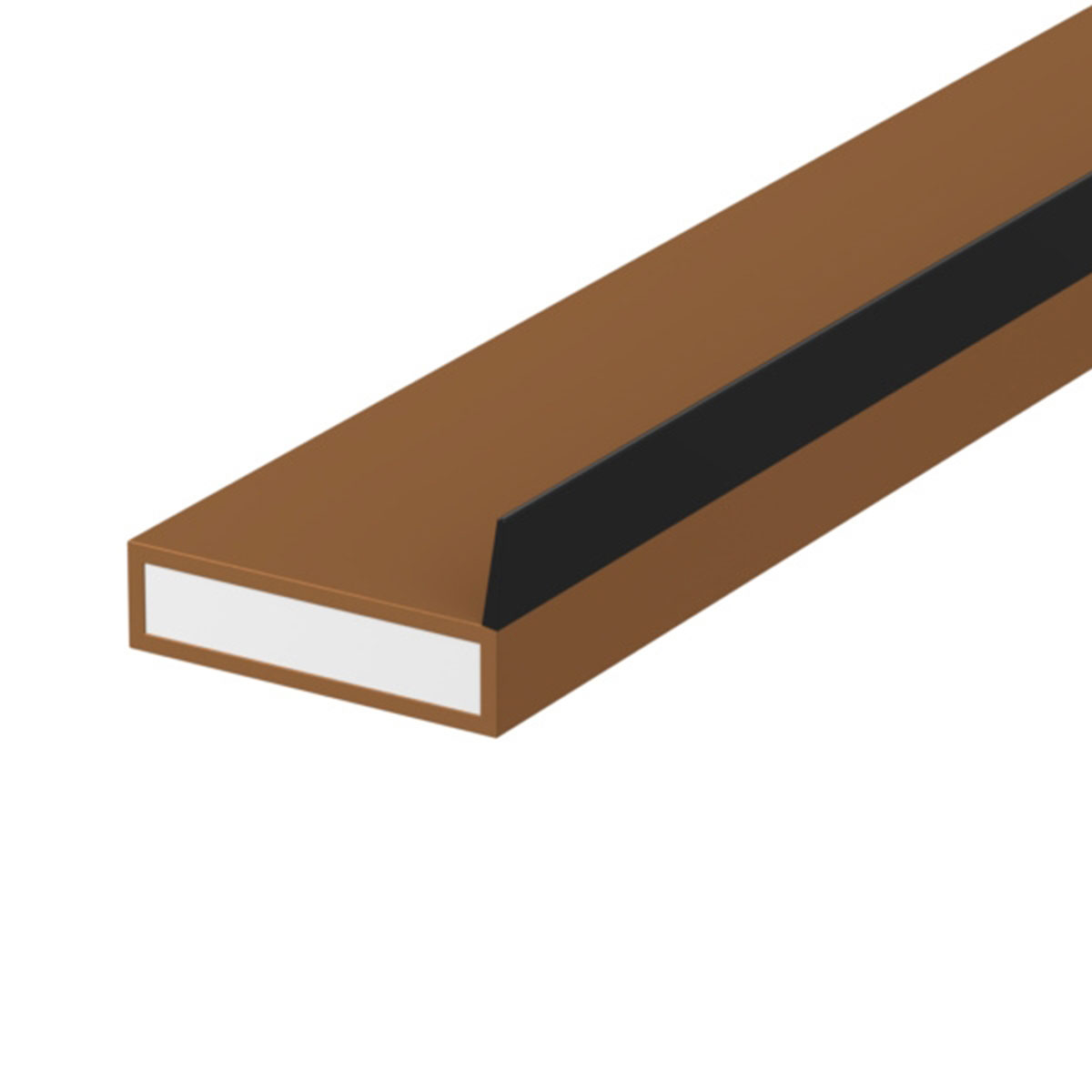 Lorient Side Fin Seal in Brown