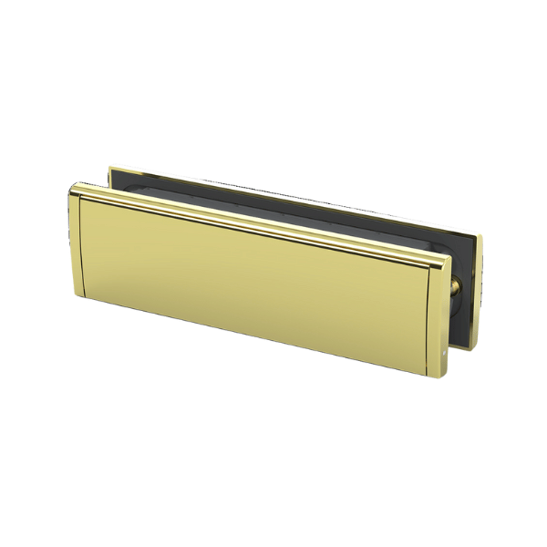 rutland letterplate polished brass