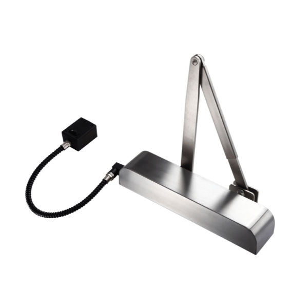 Silver Exidor 9870 electromagnetic door closer