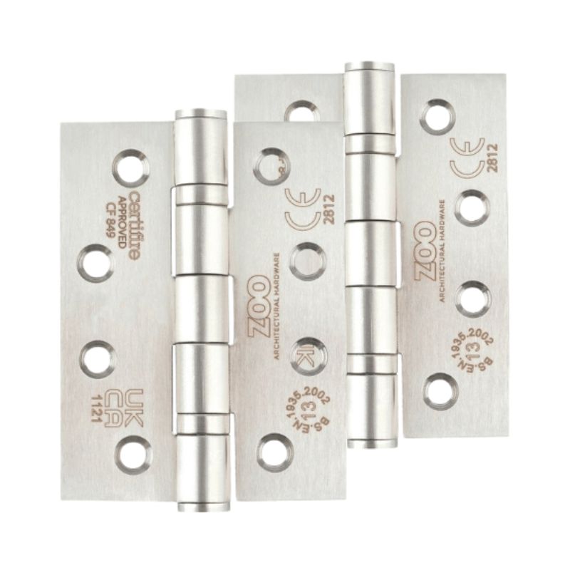 Zoo Grade 13 Hinges Square Corners Pack of 2