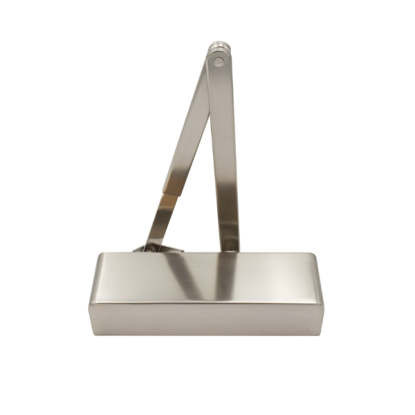 Zoo overhead satin nickel door closer