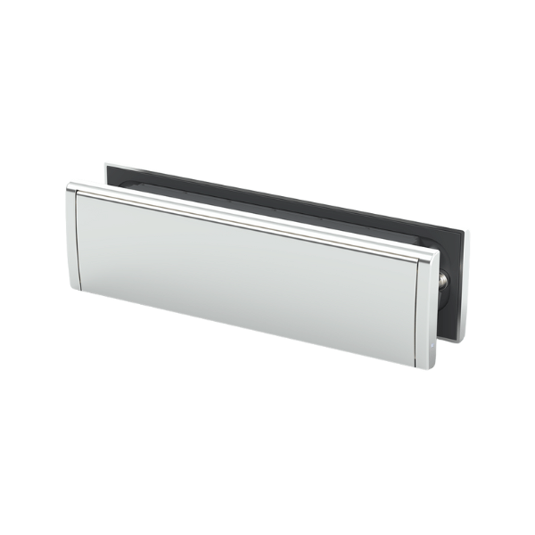 rutland letterplate polished nickel plate