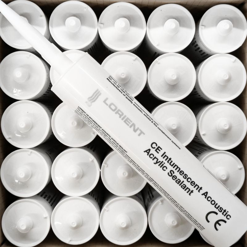 Box of CE marked intumescent sealant