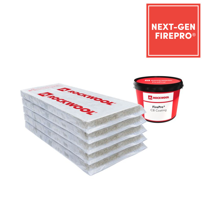 Rockwool Fire Batt with Ablative Coating