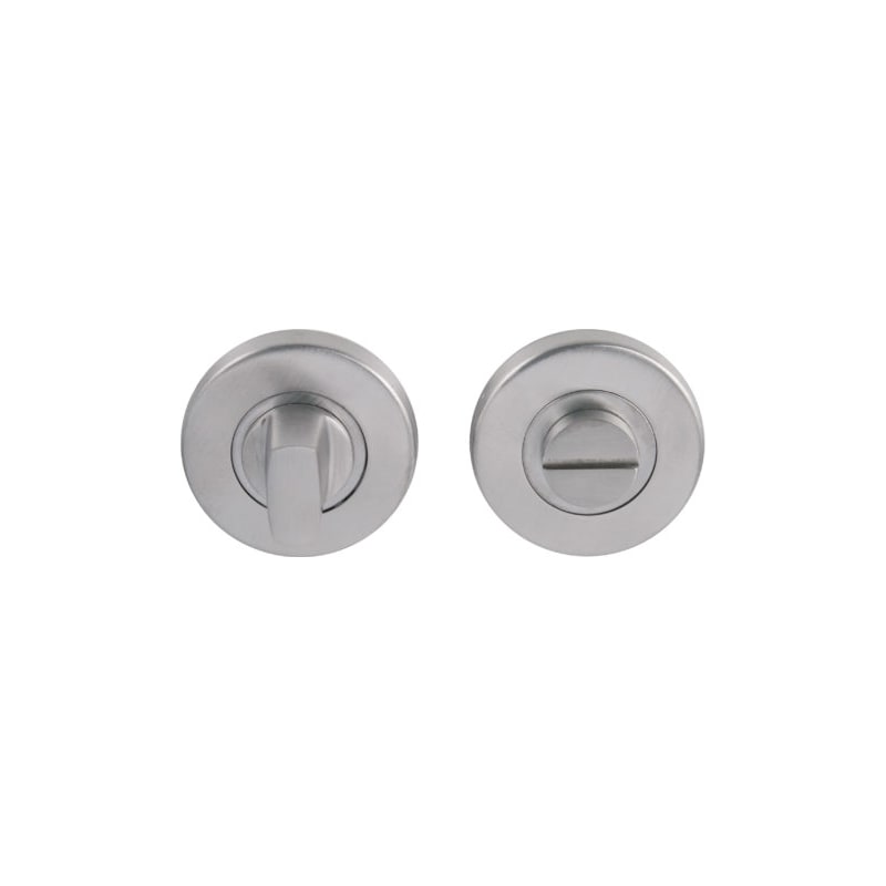 Eclipse Bathroom Thumbturn & Release - Satin Stainless Steel